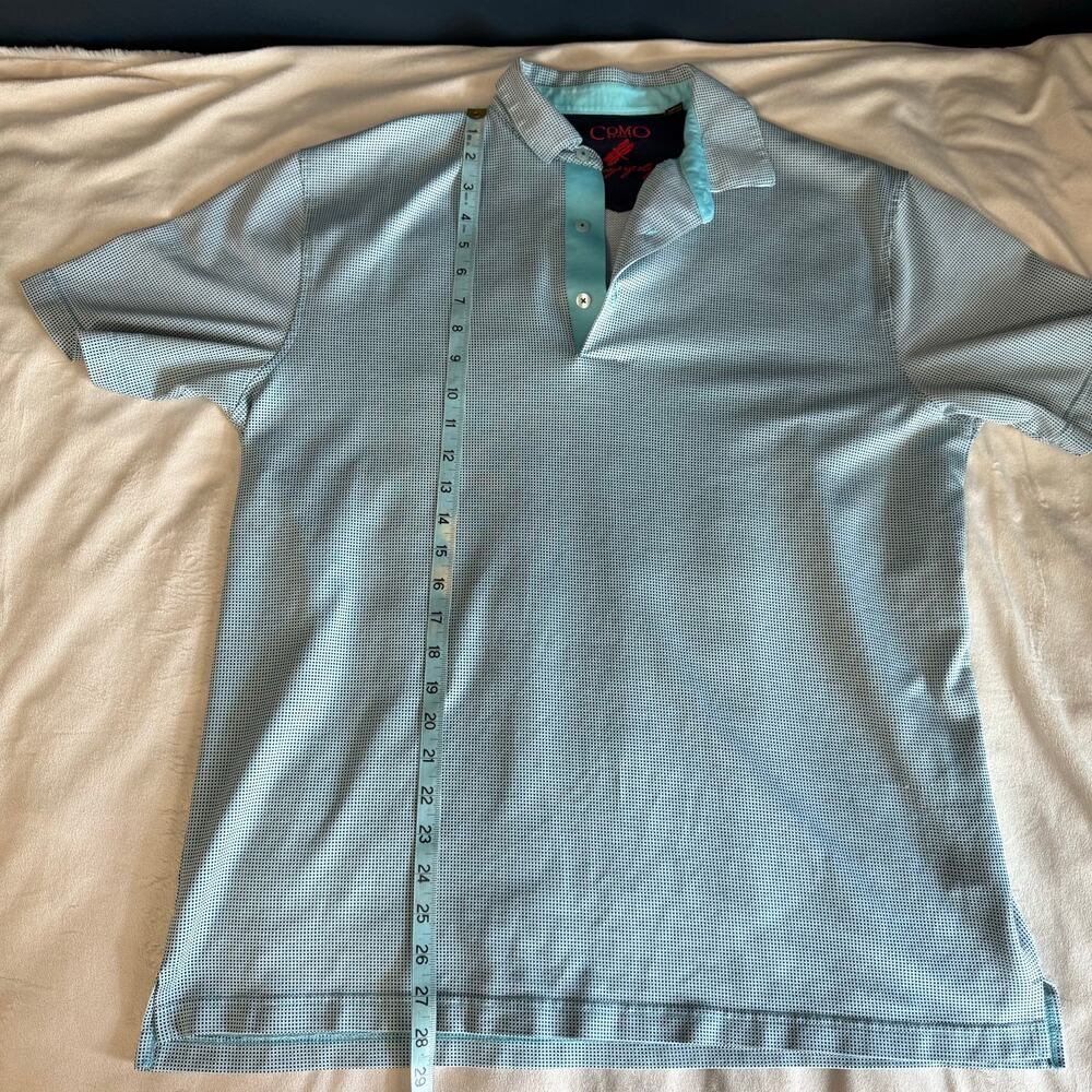 Como Sport Mens Polo Short Sleeve Shirt Size‎ Large - Picture 4 of 7